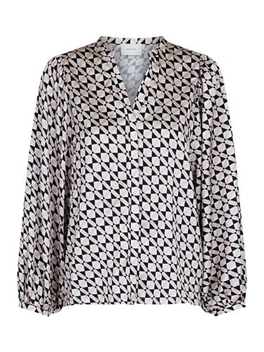 Blusar/Skjortor - Nani graphic match bluse – black